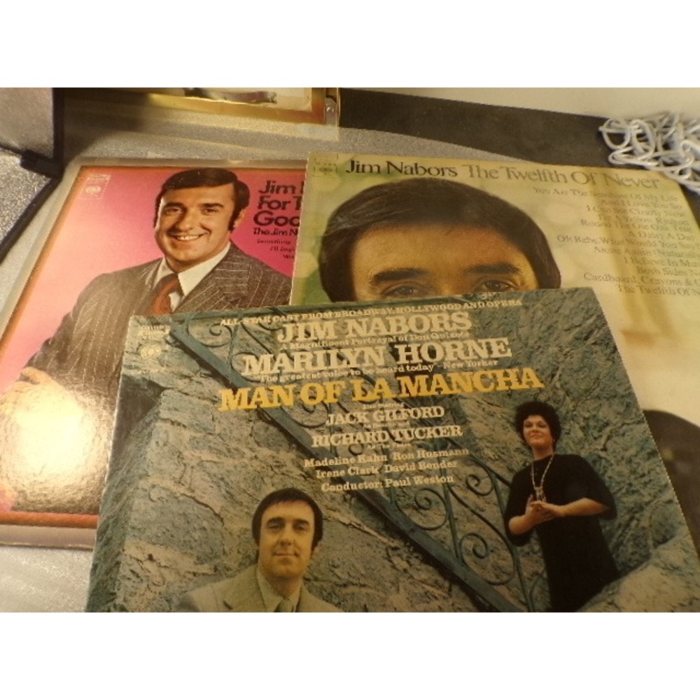 Jim Nabors Vinyl Record Lot 3 LPs‎ Man of La Mancha Twelfth of Never Good Times